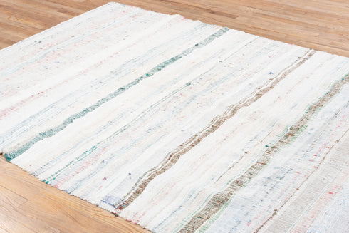 Vintage Rag Rug Area Rug (8' x 10')